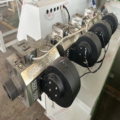 BS-32 Double Pipe Single Screw Extruding Making Machine With Cutter