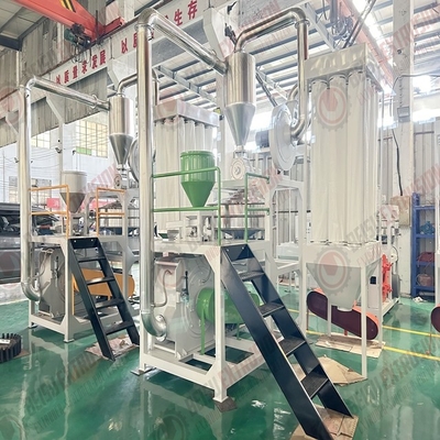 SMF-1000 Waste Plastic Grinding Milling Machine For SPC / PVC / WPC Flooring Board