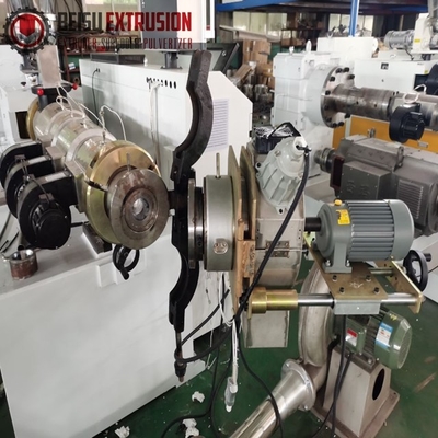 250-300Kg/h Plastic Transparent PVC Pelletizing Line With Hot Die Cutting
