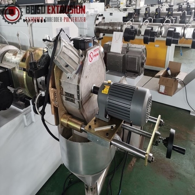 250-300Kg/h Plastic Transparent PVC Pelletizing Line With Hot Die Cutting