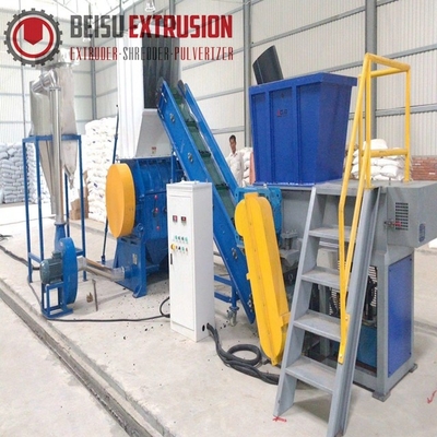 1000Kg/h Automatic Plastic PVC Pipe Shredding Crushing Milling Machine Price