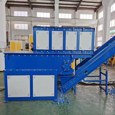 Waste Recycling Plastic Single Shaft Shredder Machine For Pipes/Sheet/Profile/Lumps/barrels
