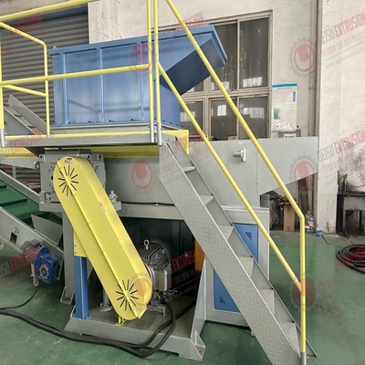 Heavy Duty Load Single Shaft Shredder and Crusher Machine for Plastic PVC PE PP ABS Lumps Die Head Wastes