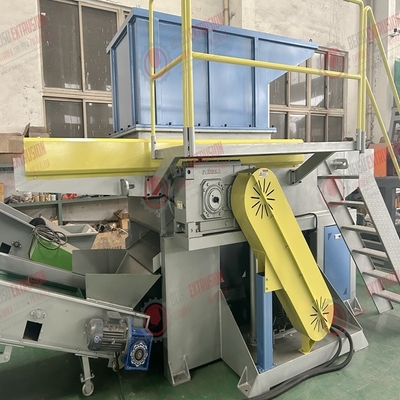 Heavy Duty Load Single Shaft Shredder and Crusher Machine for Plastic PVC PE PP ABS Lumps Die Head Wastes