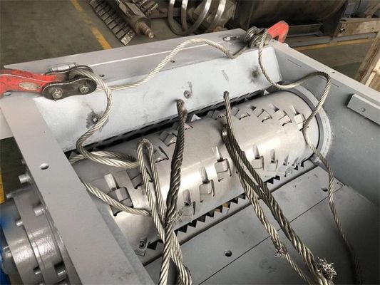 BS-800 Single Shaft Plastic Shredder Machine For HDPE Pipe Hard Waste Material