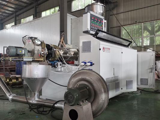 Plastic Recycling Transparent Soft Hard Granulating Machine Line For PVC Compounding