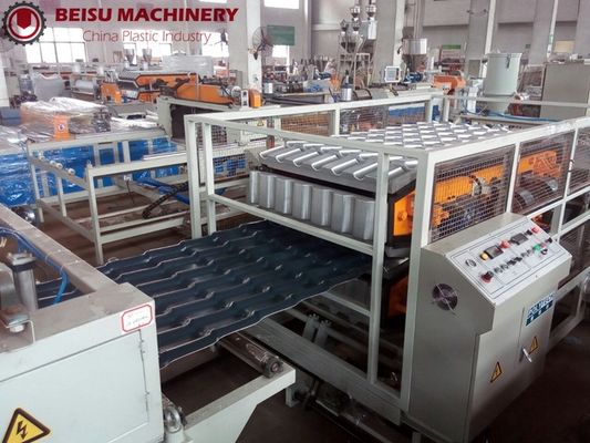 Prosta obsługa Maszyna do wytłaczania arkuszy z tworzyw sztucznych, maszyna do produkcji arkuszy PVC o dużej intensywności