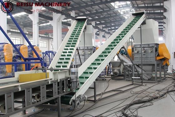 Maszyna do recyklingu tworzyw sztucznych do kruszenia butelek PE 100-500 kW Stabilna praca